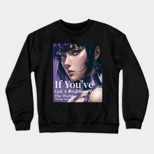 Motoko Kusanagi Ghost in the Shell Crewneck Sweatshirt